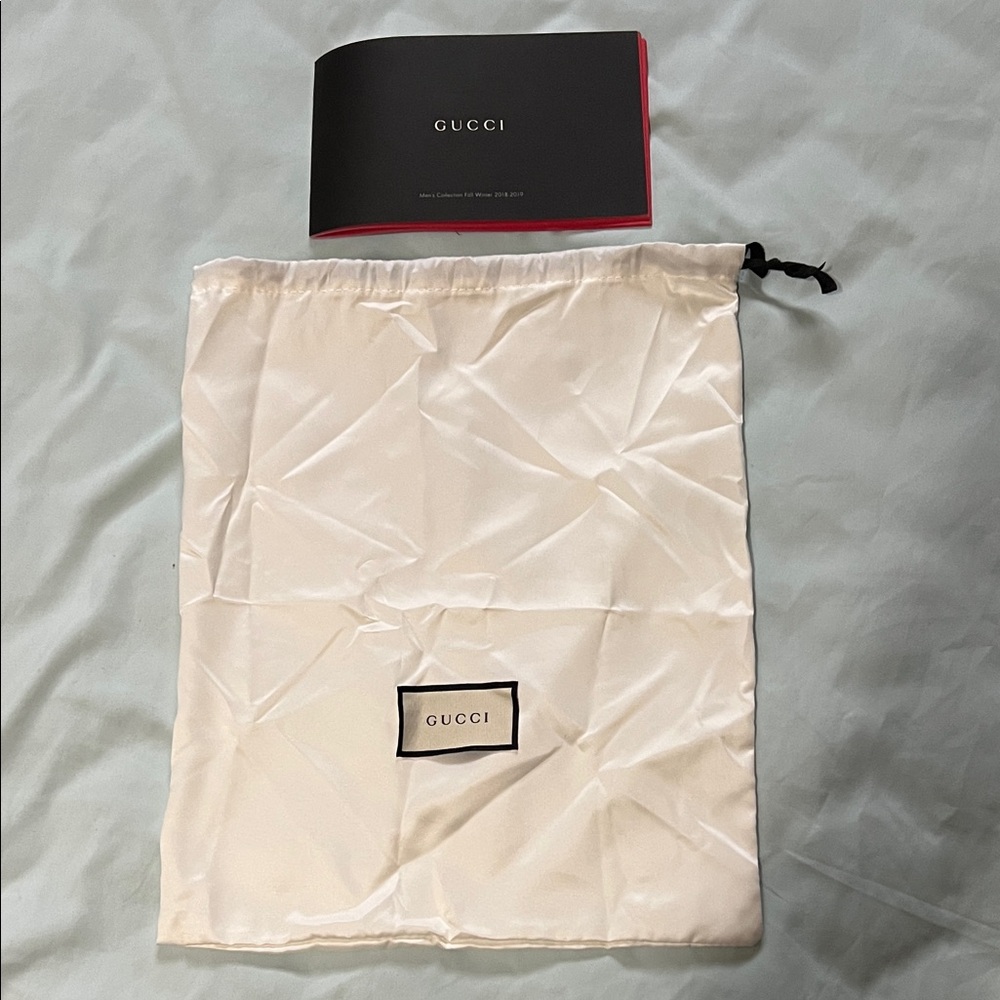 Gucci Cream Dust Bag with Booklet